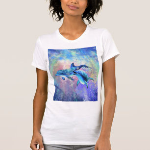 T-shirt Couple dauphin - Beau