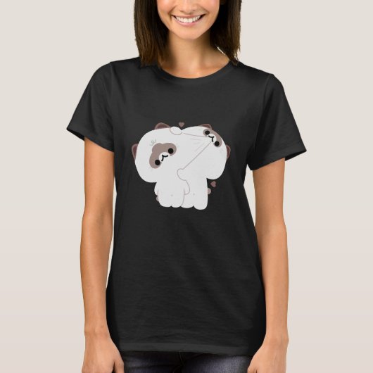 T-shirt Couple de chats Ragdoll (Devant)