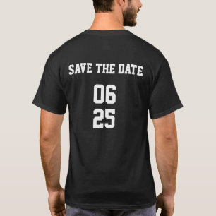 T-shirt Couple de correspondance de style sportif de la sa
