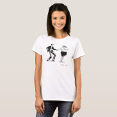 T-shirt couple de danse du Swing (Devant entier)