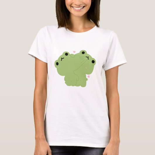 T-shirt Couple de grenouille (Devant)
