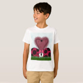 T-shirt Couple de Ladybug mignon (Devant entier)