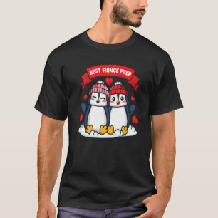 T-shirt Couple de manchots petite amie gardienne de zoo An