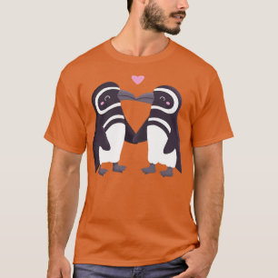 T-shirt Couple de pingouins baisants