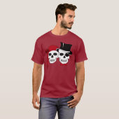 T-shirt couple de pirates (Devant entier)