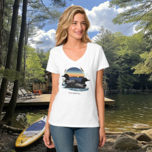T-shirt Couple de plongeons du lac Butterfield