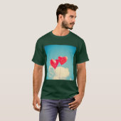 T-Shirt Couple Élevé (Devant entier)