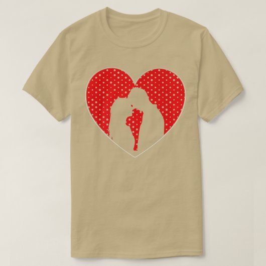 T-shirt Couple Heureuse Sainte-Valentin Heartshape Loving  (Design devant)