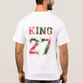 T-shirt couple king et queen (Dos)