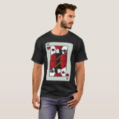 T-shirt Couple King of Heart Card Valentines  Pair (Devant entier)