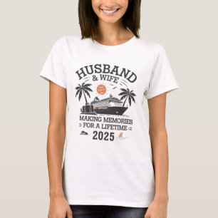 T-shirt Couple marié Husnd et femme 2025 Création de souve