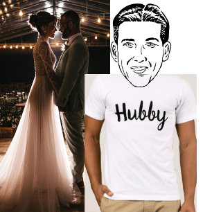 T-shirt Couple Marié Mariage
