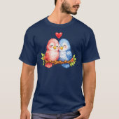 T-shirt Couple Mignon ou Amis  (Devant)