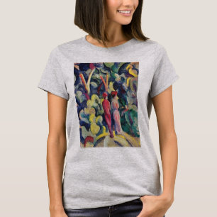 T-shirt Couple sur le chemin forestier par August Macke