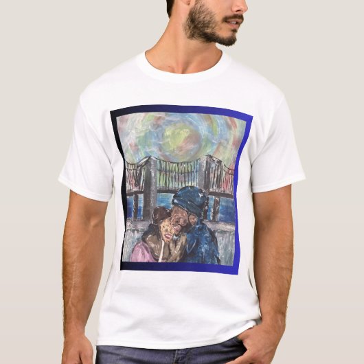 T-shirt Couple tee d'hiver (Devant)