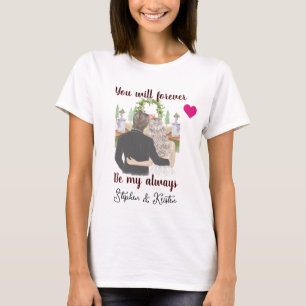 T-shirt Couple toujours mariage anniversaire