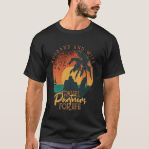T-shirt Couple vacances assorties voyage voyageur mari