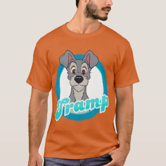 T-shirt Couple vintage spaghetti dessin animé Romc chiens