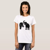 T-shirt Coupler Elephants (Devant entier)