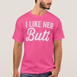 T-shirt Couples assortis J'aime son cul J'aime sa barbe