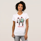 T-shirt Couples conservateurs heureux (Devant entier)