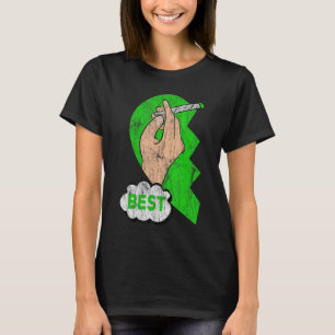 T-shirt Couples correspondant aux meilleurs bourgeons Weed
