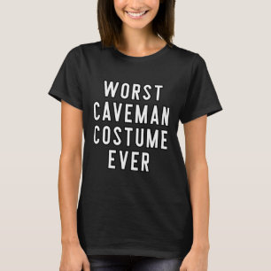 T-shirt Couples Costume Halloween Chemises Pire Caveman Co