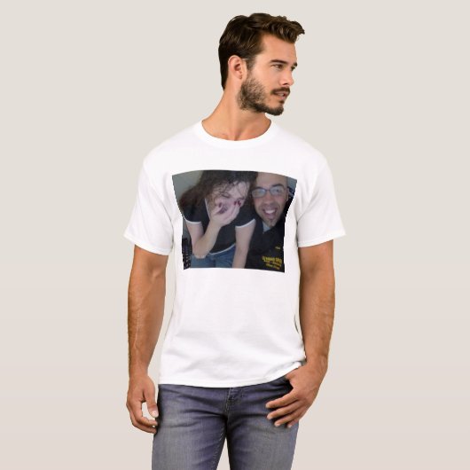 T-shirt Couples d'immigration dans l'amour (Devant entier)