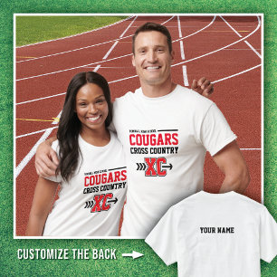 T-shirt Couples du lycée de Tomball blanc