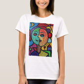T-SHIRT COUPLES DU SOLEIL ET DE LUNE (Devant)