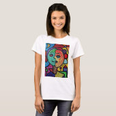 T-SHIRT COUPLES DU SOLEIL ET DE LUNE (Devant entier)
