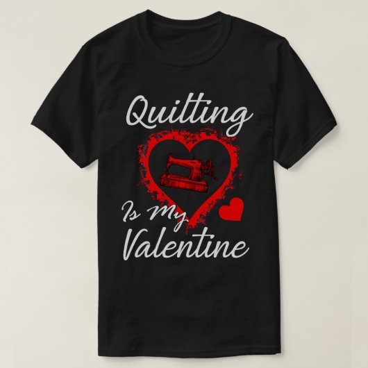 T-shirt Couples Hobbies est ma valentine (Design devant)