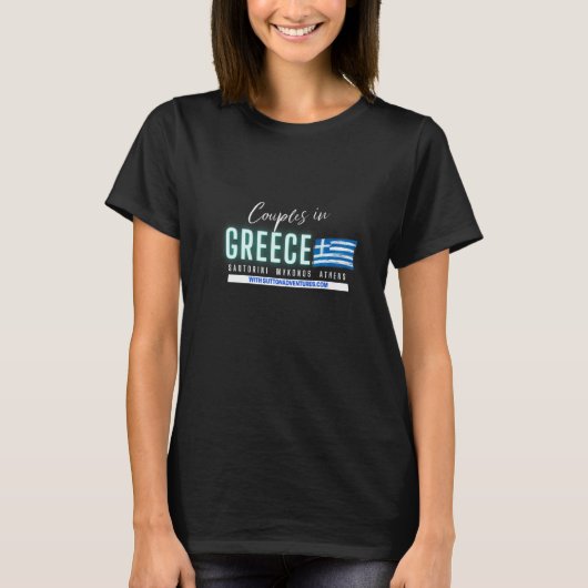 T-shirt Couples In Greece (Devant)