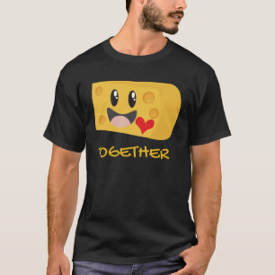 T-shirt Couples Macaroni et fromage Mieux ensemble Couple