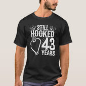 T-shirt Couples mariés 43e Anniversaire 43 ans (Devant)