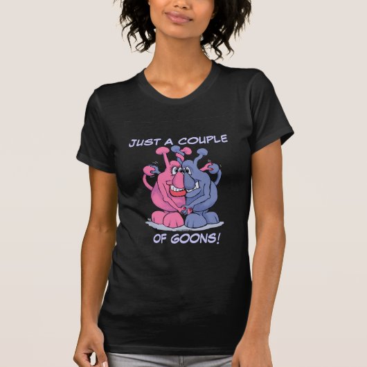 T-shirt Couples/obscurité de crétin (Devant)