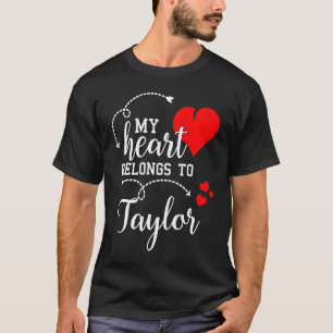 T-shirt Couples qui correspondent à mon coeur appartient à