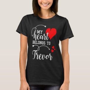 T-shirt Couples qui correspondent à mon coeur appartient à
