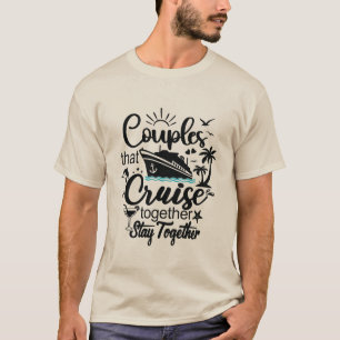 T-shirt Couples Qui Croisent Ensemble Restent Ensemble Vac