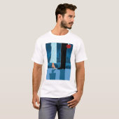 T-shirt Couples romantiques dans la ville (Devant entier)