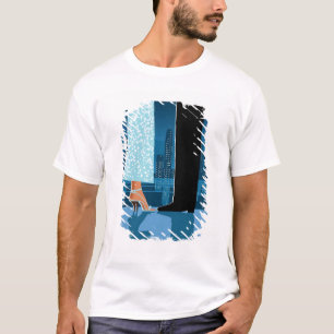 T-shirt Couples romantiques dans la ville