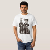 T-shirt Couples squelettiques (Devant entier)