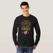 T-shirt Couples Stuffed With A Little Turkey Thanksgiving  (Devant entier)