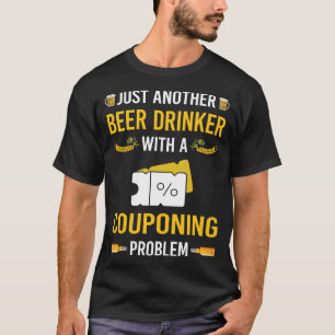 T-shirt Coupon Coupon Coupon Coupon Couponer pour bière