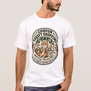 T-shirt Coupon Shopping Économique Chat Coupon Shopping Éc
