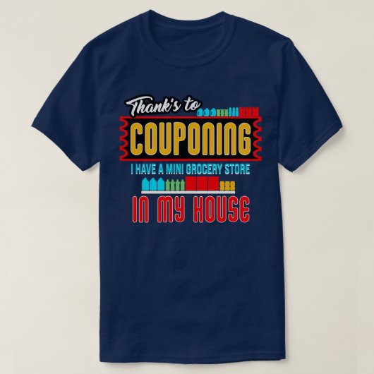 T-shirt Couponing Merci À Couponing (Design devant)
