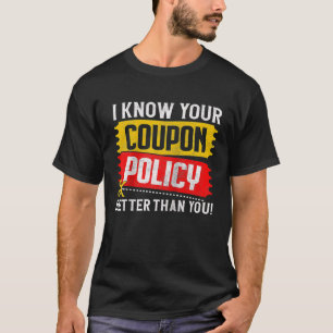 T-shirt Couponing Save Je sais Vous Coupon Politique Mieux