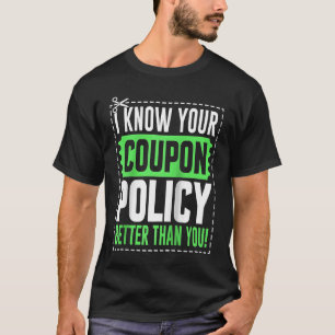 T-shirt Couponing Save Je sais Vous Coupon Politique Mieux