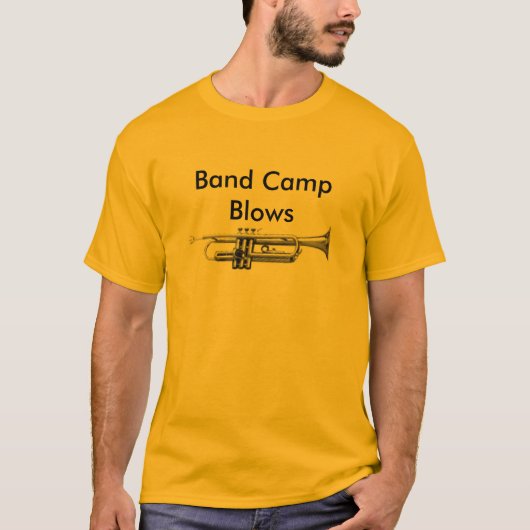 T-shirt Coups de camp de bande (Devant)