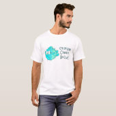 T-shirt Coups de Cancer ovarien (Devant entier)